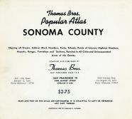 Sonoma County 1957 